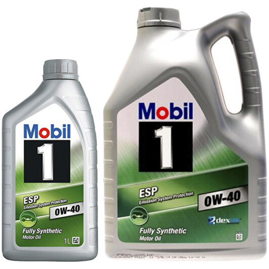 Масло Mobil 1 ESP 0W-40 на Porsche Cayenne