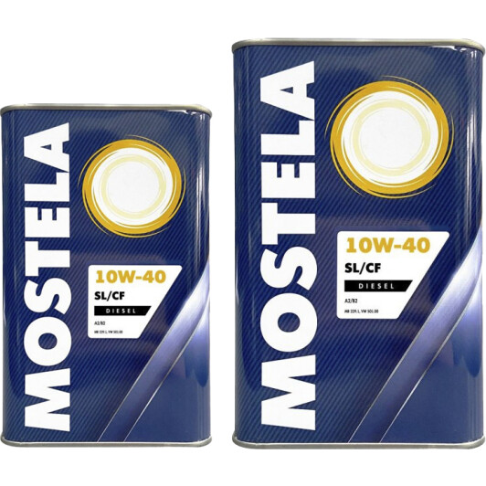 Моторное масло Mostela Diesel 10W-40 на Skoda Favorit