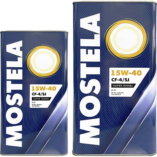Моторное масло Mostela Super Diesel 15W-40 на Dacia Solenza