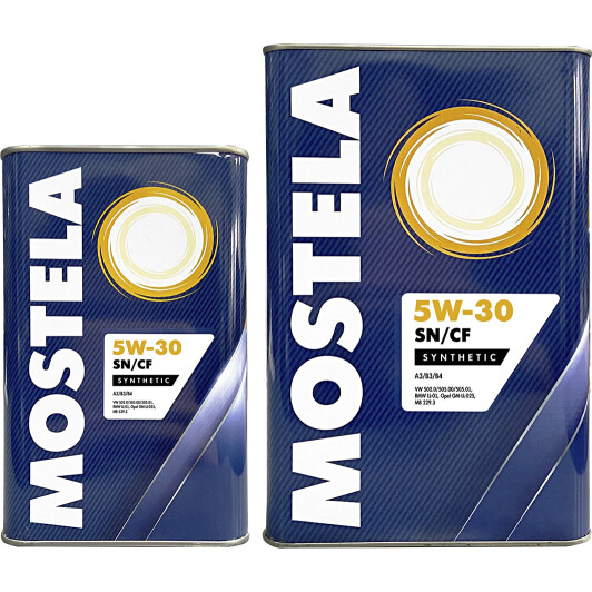 Моторное масло Mostela Synthetic 5W-30 на BMW X3