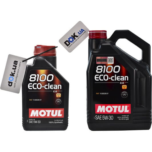 Моторное масло Motul 8100 Eco-Clean 5W-30 для Citroen Saxo на Citroen Saxo
