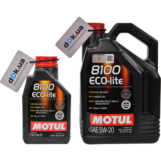 Масло Motul 8100 Eco-Lite 5W-20 на Chrysler 300C