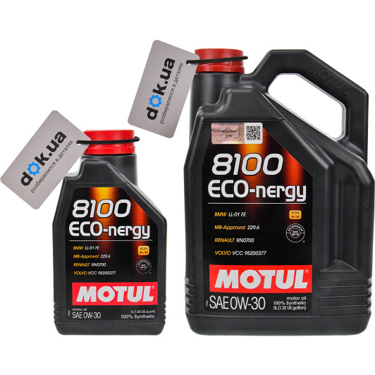 Масло Motul 8100 Eco-Nergy 0W-30 на MINI Cooper