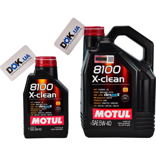 Моторное масло Motul 8100 X-Clean 5W-40 для Land Rover Discovery на Land Rover Discovery