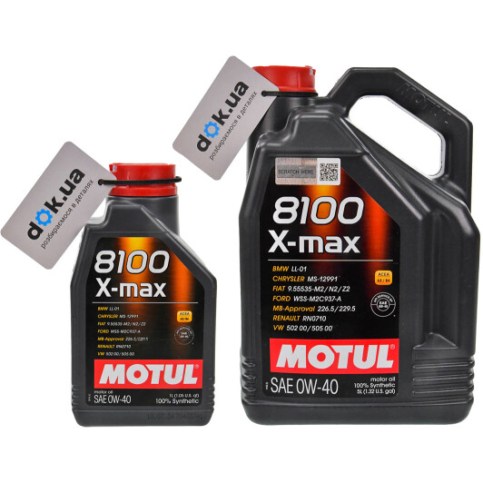 Масло Motul 8100 X-Max 0W-40 на Mitsubishi Pajero