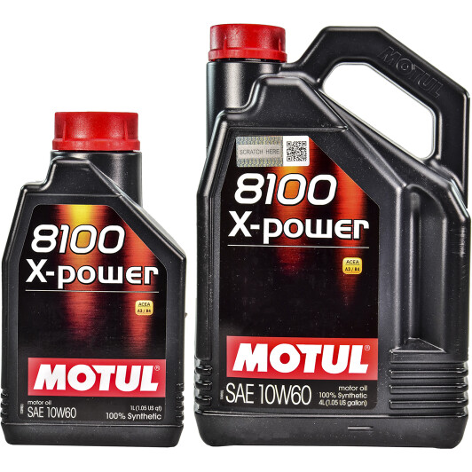 Моторное масло Motul 8100 X-Power 10W-60 на Audi V8