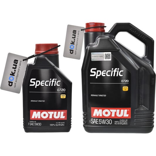 Моторное масло Motul Specific 0720 5W-30 на Citroen C-Elysee