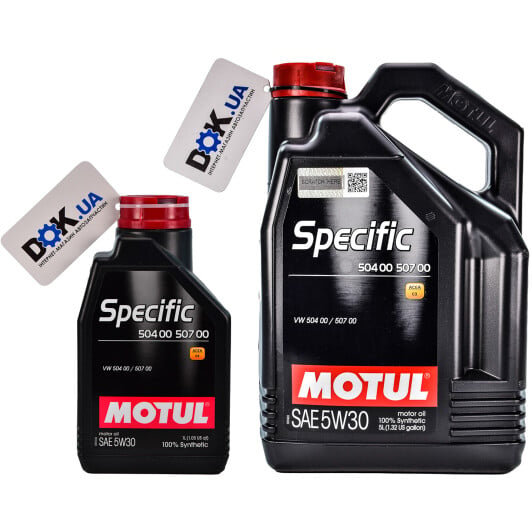 Моторное масло Motul Specific 504 00 507 00 5W-30 на Ford Cougar