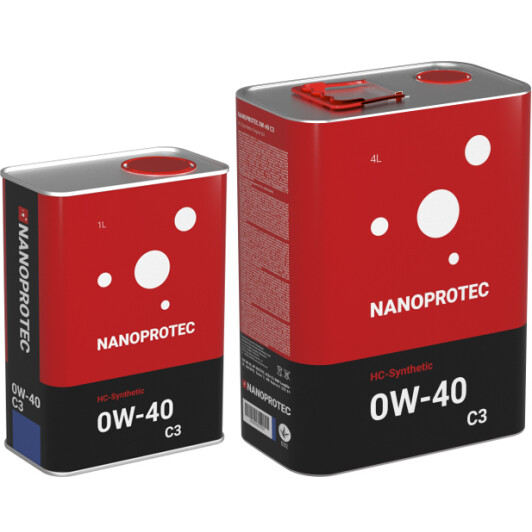 Моторное масло Nanoprotec C3 HC-Synthetic 0W-40 на Kia Pride