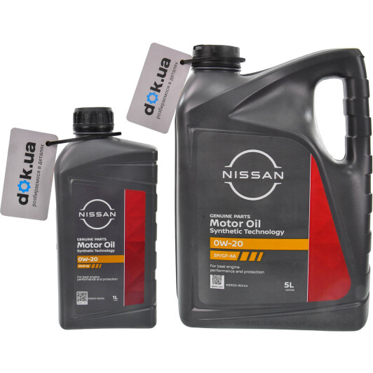 Масло Nissan / Infiniti Motor Oil SP/GF-6A 0W-20 на Mitsubishi Pajero