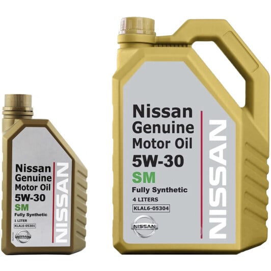 Моторное масло Nissan Motor Oil SM 5W-30 на Honda Odyssey