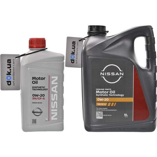 Моторное масло Nissan Motor Oil SN/GF-5 0W-20 на Chevrolet Nubira