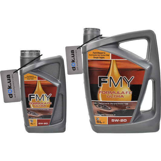 Моторна олива Opet FMY Formula FE Ultra 5W-20 на Ford S-MAX
