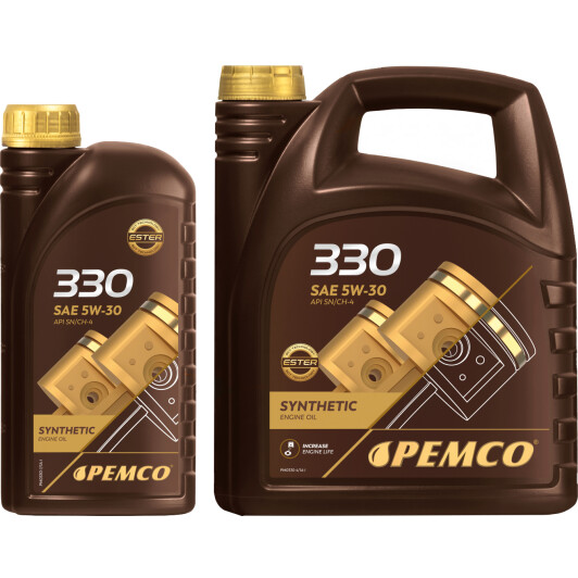 Моторное масло Pemco 330 5W-30 на Peugeot 405