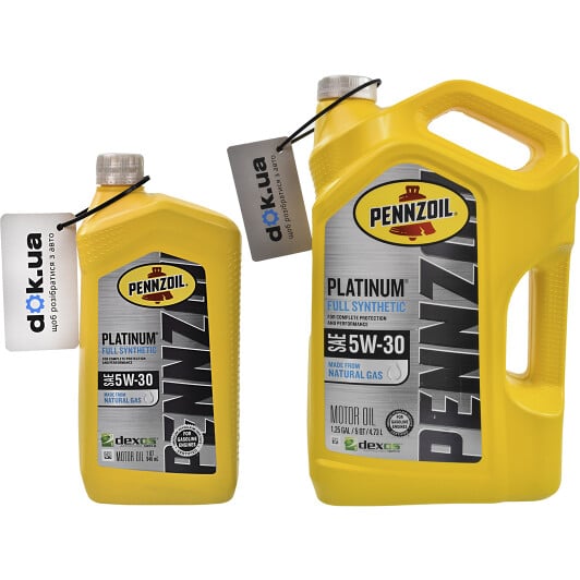 Моторное масло Pennzoil Platinum 5W-30 на Nissan Maxima