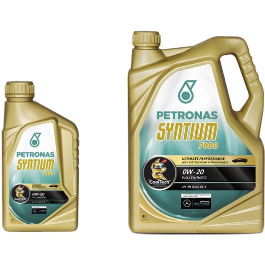 Моторное масло Petronas Syntium 7000 0W-20 на Nissan Serena