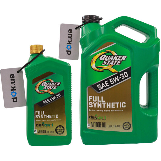 Масло QUAKER STATE Full Synthetic 5W-30 на Porsche Cayenne