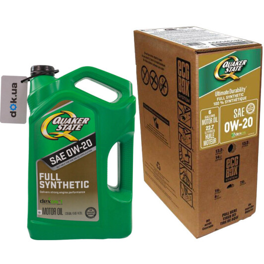 Масло QUAKER STATE Ultimate Durability 0W-20 на Porsche Cayenne