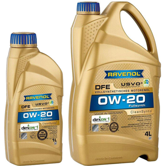 Масло Ravenol DFE 0W-20 на Mitsubishi Pajero