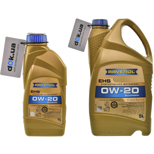 Моторное масло Ravenol EHS 0W-20 на Citroen C6