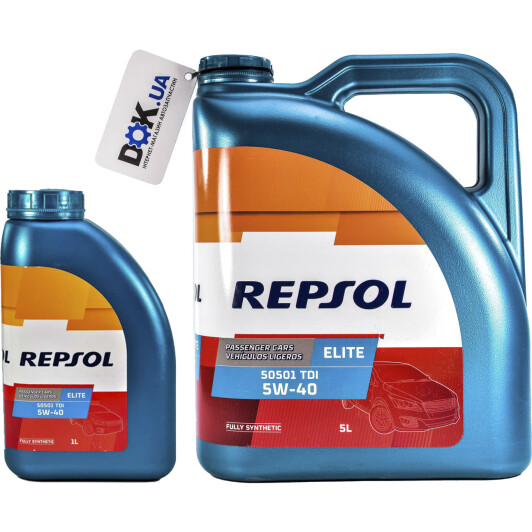 Моторное масло Repsol Elite 50501 TDI 5W-40 на Volkswagen Golf