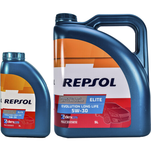 Моторна олива Repsol Elite Evolution Longlife 5W-30 для Renault Kangoo на Renault Kangoo