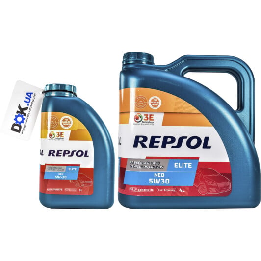 Моторное масло Repsol Elite Neo 5W-30 на Toyota Hilux