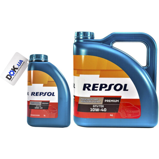 Моторна олива Repsol Premium GTI/TDI 10W-40 на Ford Focus