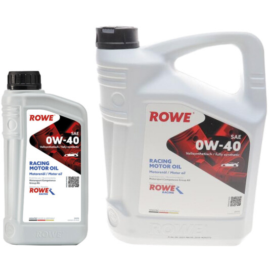 Масло Rowe Racing Motor Oil 0W-40 на Porsche Cayenne