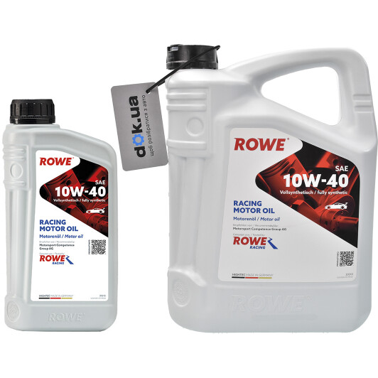 Моторна олива Rowe Racing Motor Oil 10W-40 на Toyota Auris