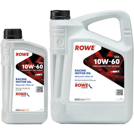 Моторное масло Rowe Racing Motor Oil 10W-60 на Toyota Auris