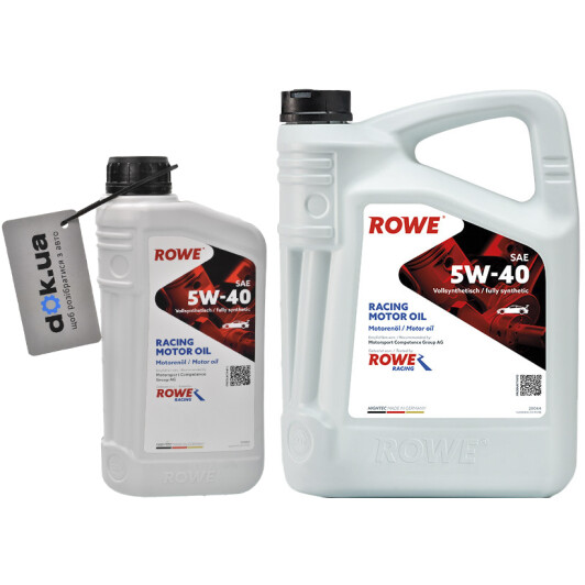 Моторное масло Rowe Racing Motor Oil 5W-40 на Lexus ES