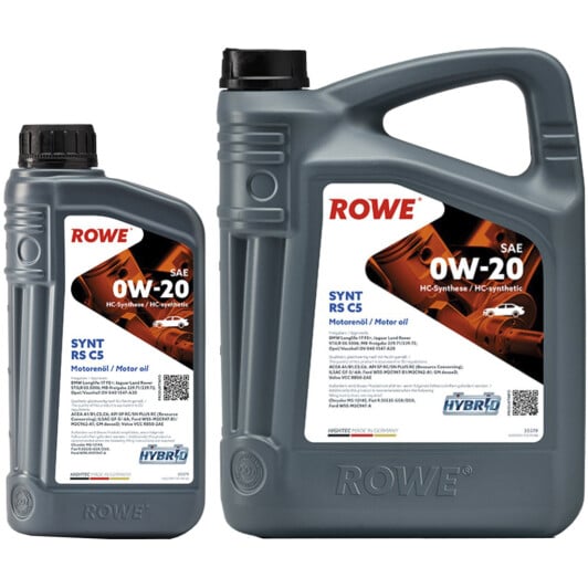 Моторное масло Rowe Synt RS C5 0W-20 на Volkswagen Scirocco