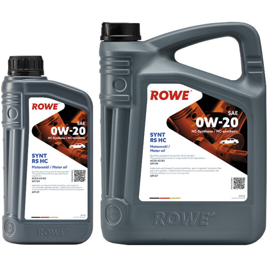 Моторное масло Rowe Synt RS HC 0W-20 на SsangYong Korando