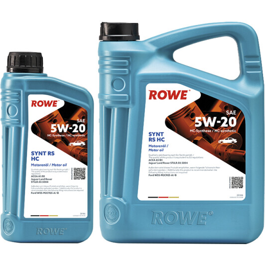 Моторное масло Rowe Synt RS HC 5W-20 на Toyota Auris