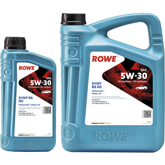 Моторна олива Rowe Synt RS HC 5W-30 на Skoda Favorit