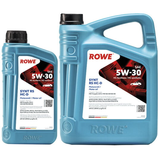 Моторное масло Rowe Synt RS HC-D 5W-30 на Nissan Terrano