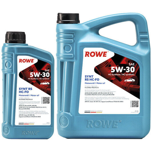 Моторное масло Rowe Synt RS HC-FO 5W-30 на Chery M11