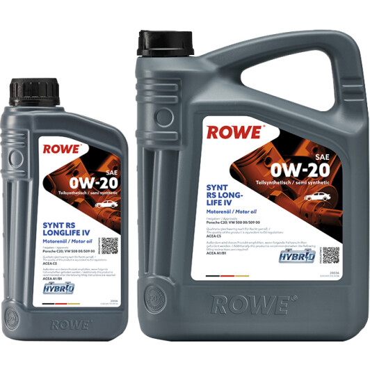 Моторное масло Rowe Synt RS LongLife IV 0W-20 на Daihatsu Terios