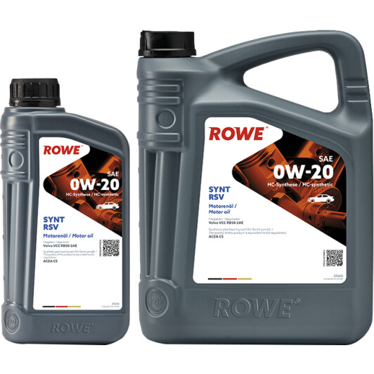 Моторное масло Rowe Synt RSV 0W-20 на Kia Venga