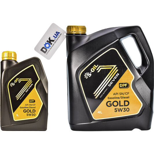 Моторное масло S-Oil Seven Gold 5W-30 для Opel Insignia на Opel Insignia
