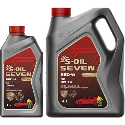 Моторна олива S-Oil Seven Red #9 SP 0W-16 на Chrysler Crossfire