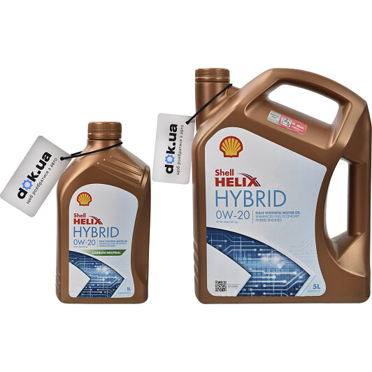 Моторное масло Shell Helix Ultra Hybrid 0W-20 на Dodge Durango