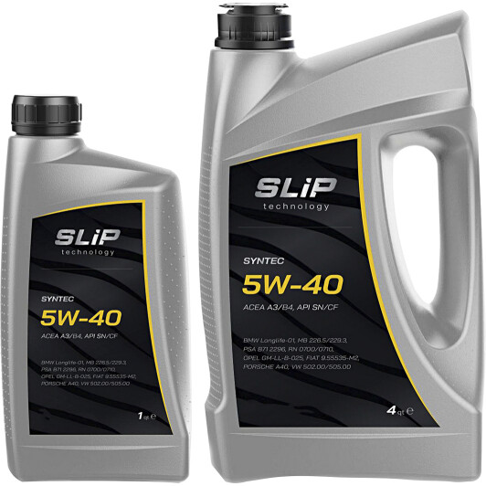 Моторное масло Slip Syntec 5W-40 на Audi 200