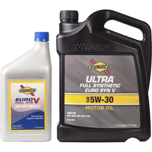 Моторное масло Sunoco Ultra Euro Syn V 5W-30 на Chevrolet Uplander