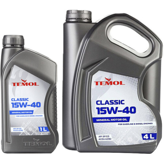 Моторное масло TEMOL Classic 15W-40 на Opel Signum