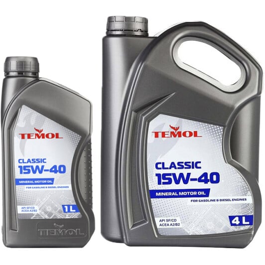 Моторное масло TEMOL Classic 15W-40 на Volvo XC60