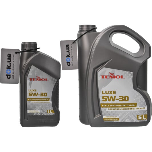 Моторное масло TEMOL Luxe 5W-30 на Lada 2110