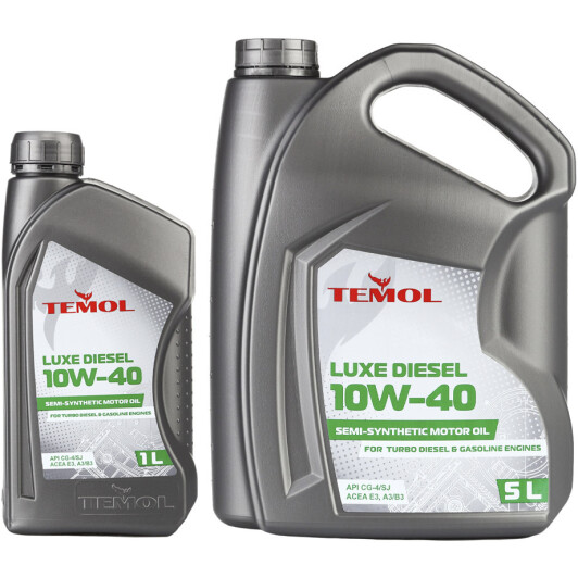Моторное масло TEMOL Luxe Diesel 10W-40 на Volkswagen Vento