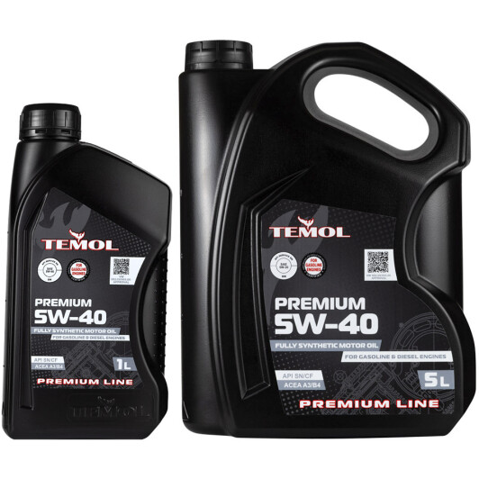 Моторное масло TEMOL Premium 5W-40 на Skoda Favorit